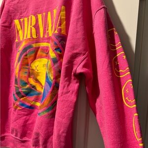 Two nirvana sweatshirts